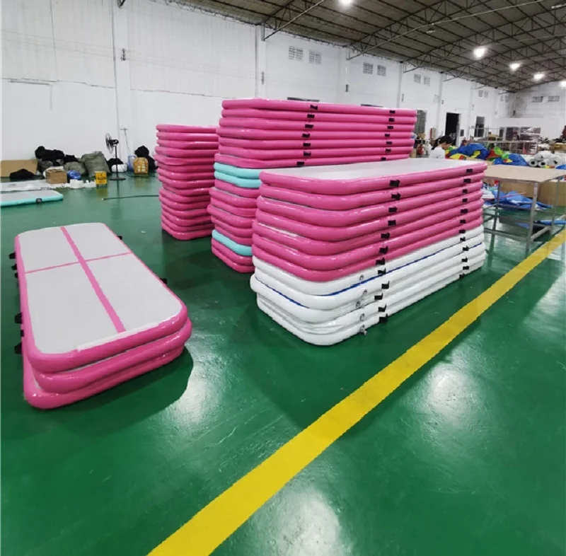 3m dwf материал дешевый надувной Радужный воздушный трек с электрическим насосом