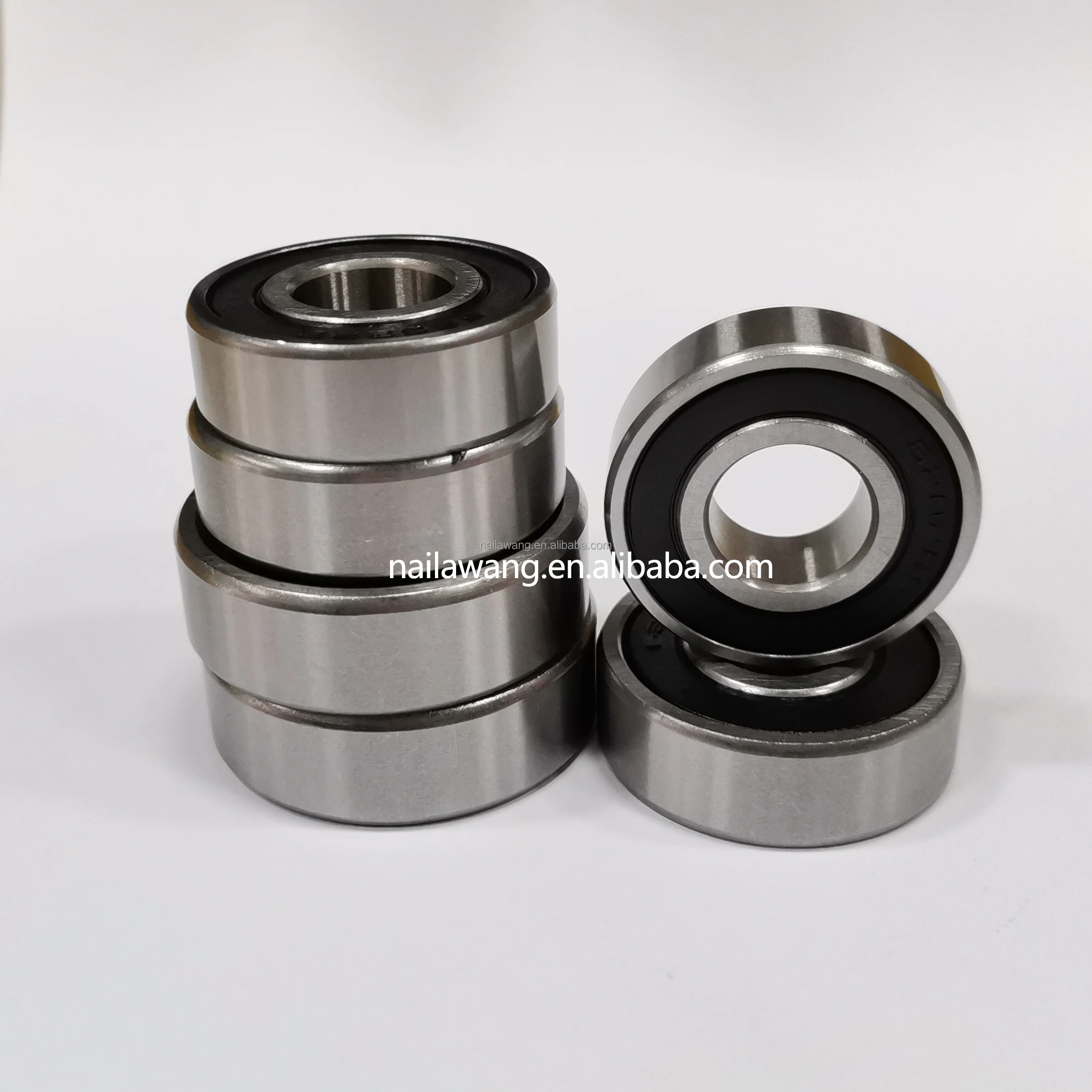 Standard Size Double Rubber Seals Miniature Deep Groove Ball Bearings 17mm X 40mm X 12mm 6203-2rs bearing