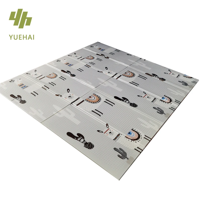 Most Popular YUEHAI foldable baby play mat xpe Play Mat 180x200mm personalizzato