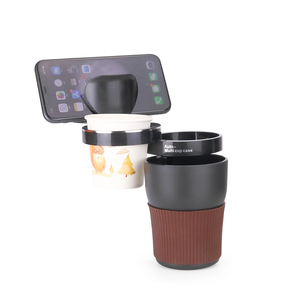 Hot Sale Multi Function Adjustment Black Abs Car Coffee Cup Holder Car Cup Holders Cup Holder For Car