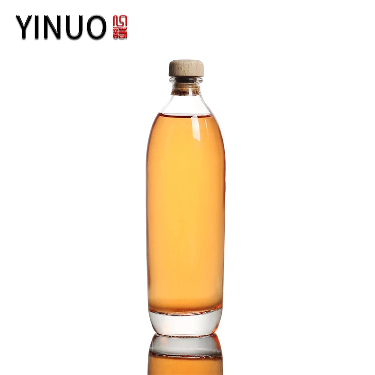 Stocked 350ml 500ml clear liquor empty whisky vodka bottles