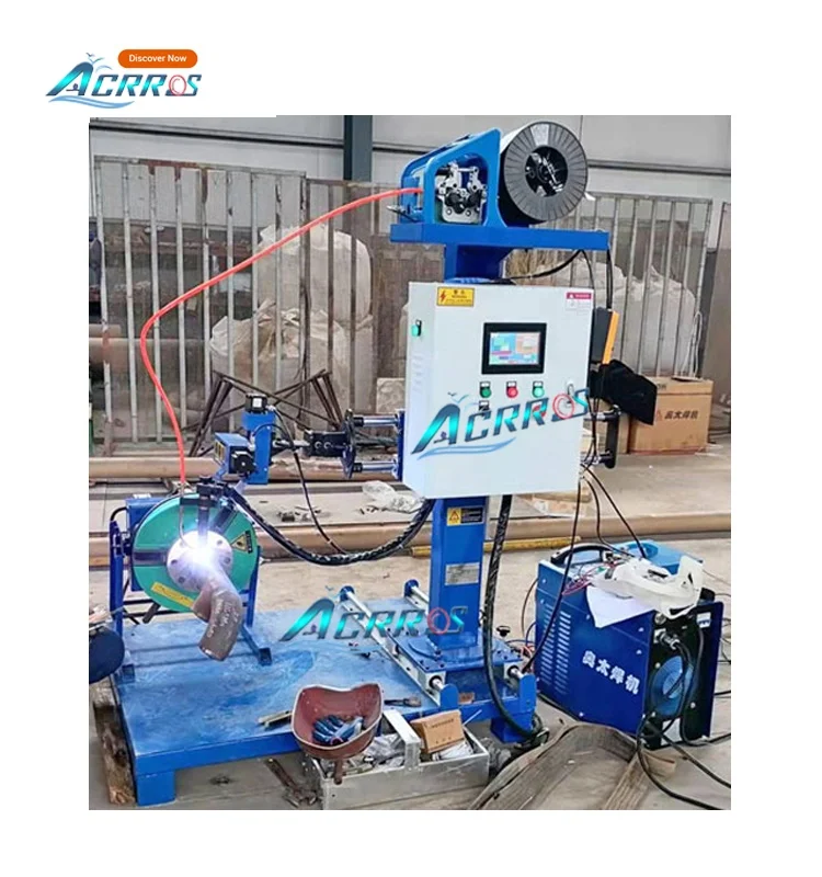 Pipe Flange Argon Arc Automatic Welding Automatic Wire Filling Welding Positioner Automatic Wire Feeding Welding Gun Fixed Frame