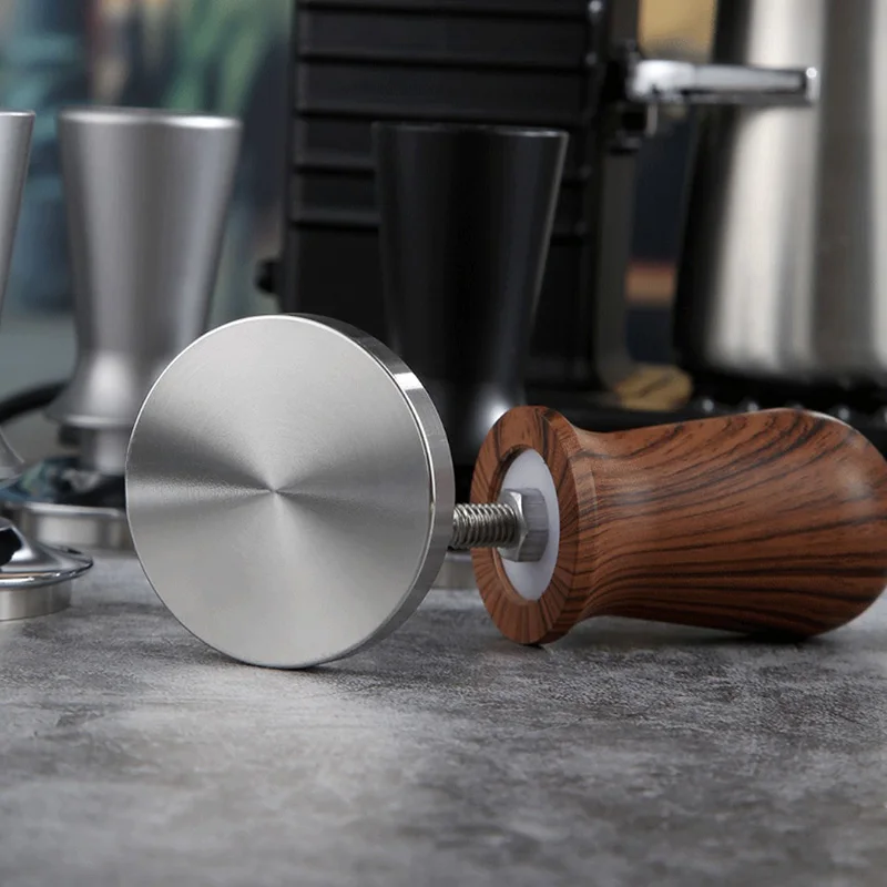 Adjustable Self-Leveling Tamper Press Coffee Espresso Tamper 51mm 53mm 58mm Premium Barista Tamper with Calibrated Spring