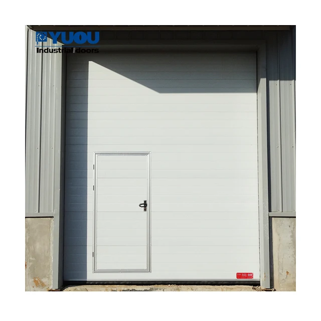 Factory Direct Sale Industrial Doors Vertical Lift Thermal Insulation Remote Control Sectional Door for Workshop and Warehouses