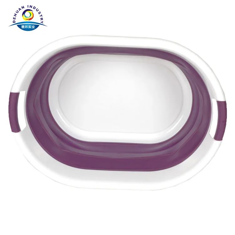 Корзина для стирки одежды складная силиконовая Пластиковая Складная корзина