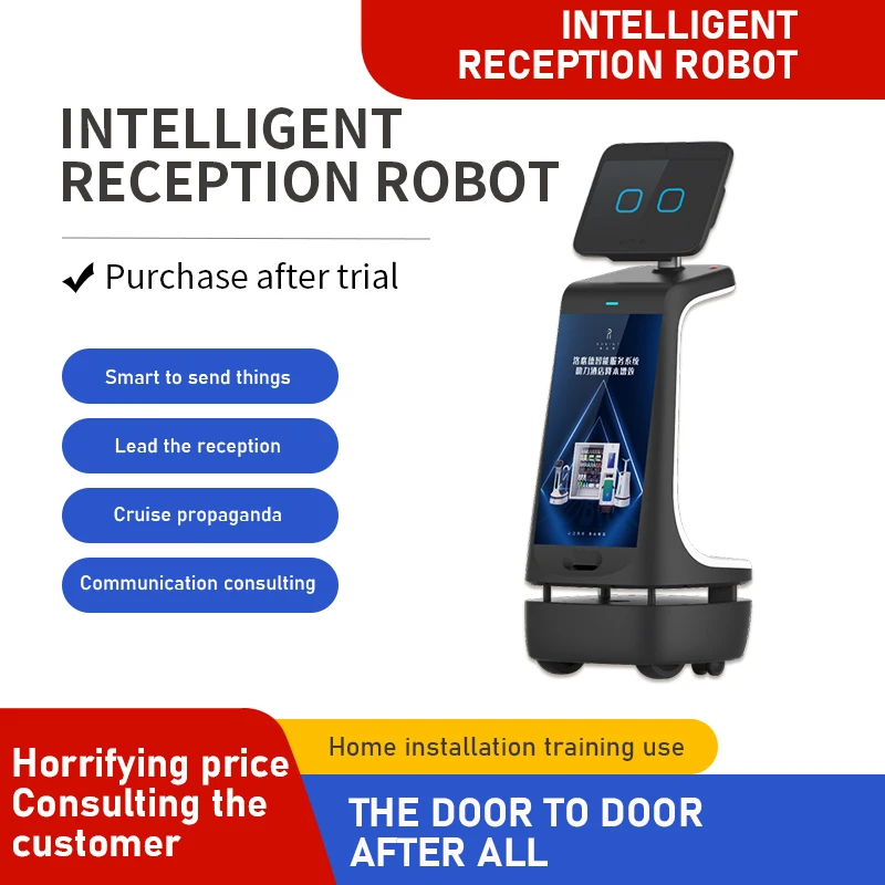 China Manufacturer Restaurant Low Price Reception Service Robot