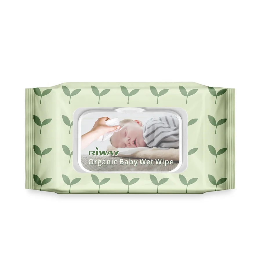 Hot Selling Cleaning Disposable  Flushable Organic Eco-Friendly Baby Wipes