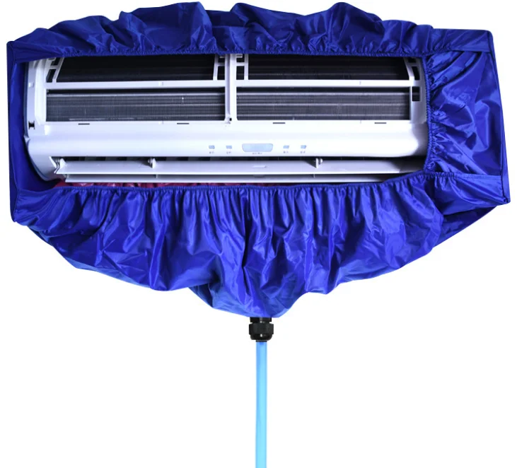 Waterproof PVC Air Conditioner Service Bag for Manual Home AC Units Air Conditioner Cleaning Cover