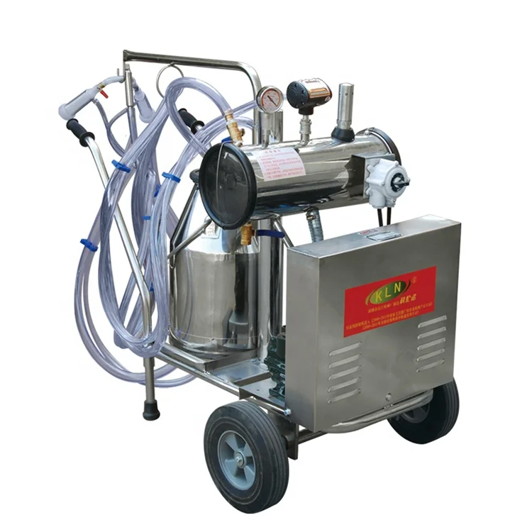 Diesel Engine Mobile Cow Portable Milking Machine Electric Goat Vacuum Pump with new design