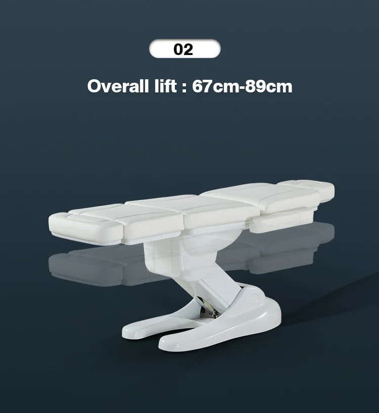 CE Certificate Electric 4 Motor Beauty Supply Salon Furniture Beauty Bed Facial Bed