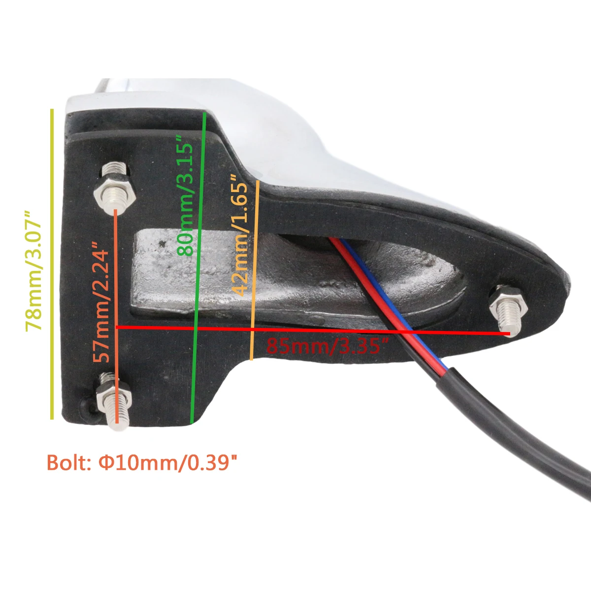 Vintage old school Crocker Style LED custom Motorcycle Tail Light