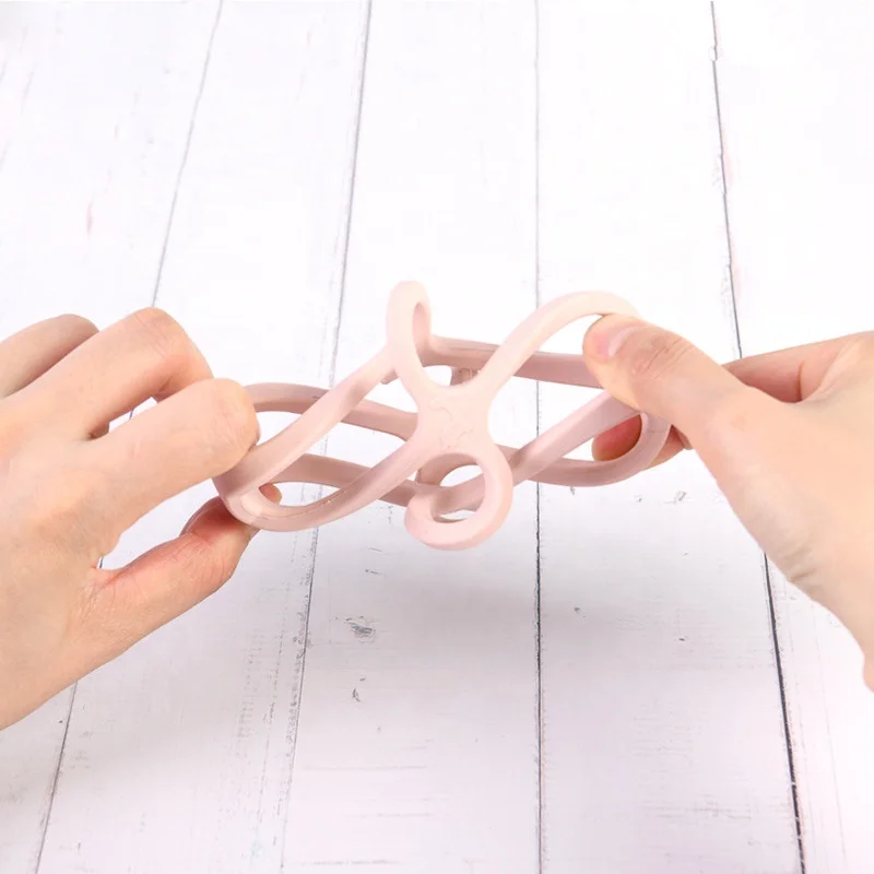 Wholesale Dinosaur 3D Silicone Teether Gripping Balls Safe Teething Toys Ball for Babies