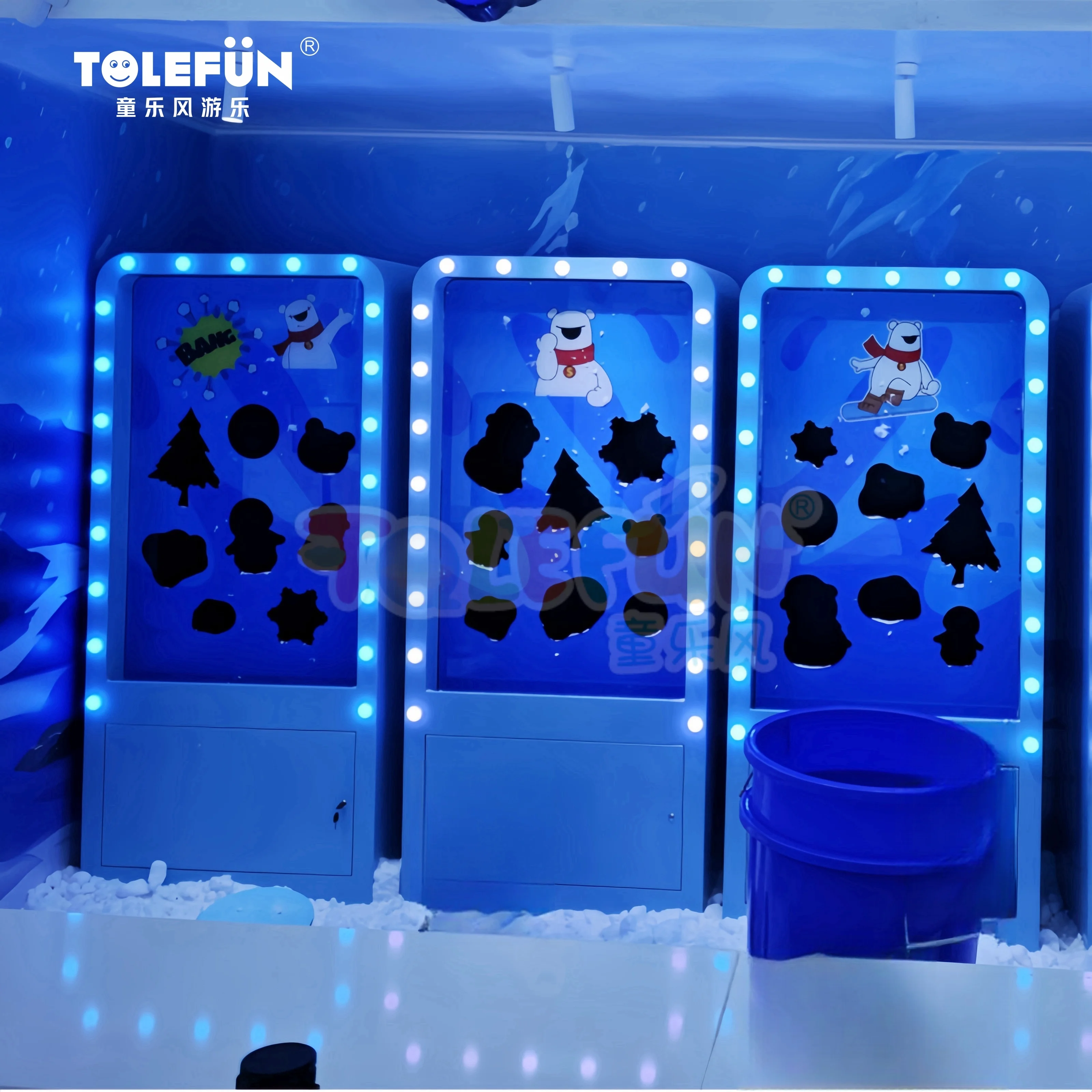 Tolefun 4 шт. забавная и простая Новинка призы в помещении игра интересные игры бросание снежков карнавальные для снежного парка