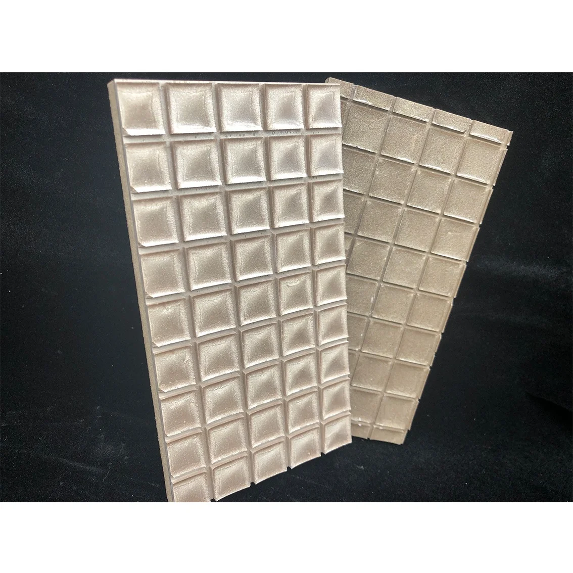 3D surface mosaic color artificial resin wood wall panel