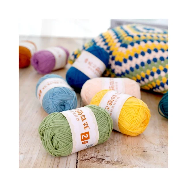 Yarn Crafts 4 Strand Milk Cotton Cotton Thread Baby Threads Doll Threads