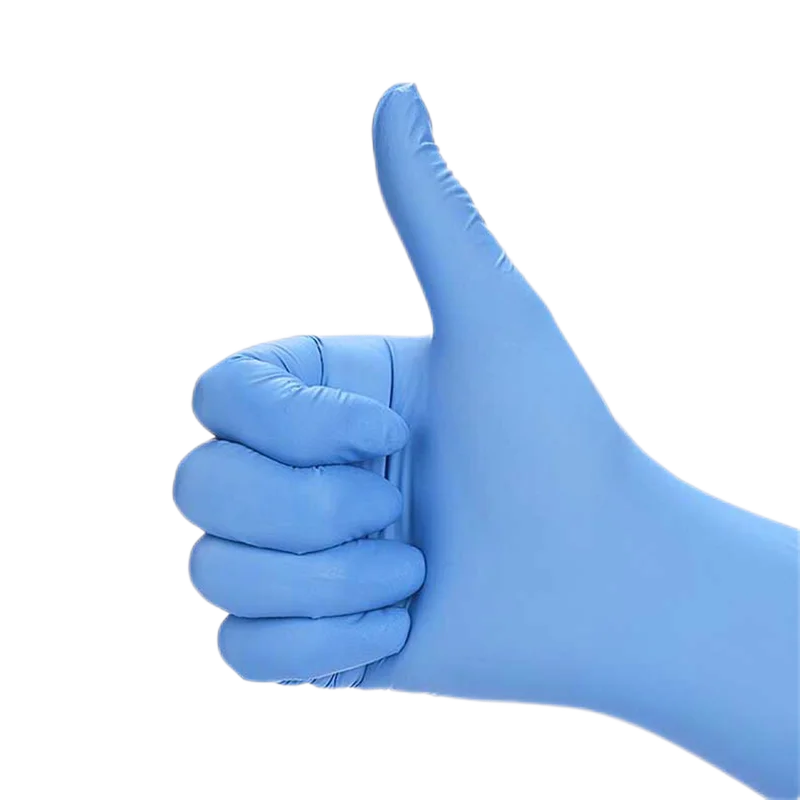 Blue Disposable Medic Disposal Examination Vinyl Medical Latex Powder Nitrile Gloves