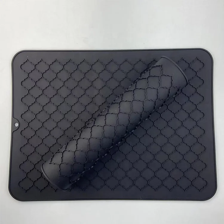 New Pattern Heat-resistant Mat  Cooking Preparation Area, Bakeware/ Sink Mat,silicone Dry Mat