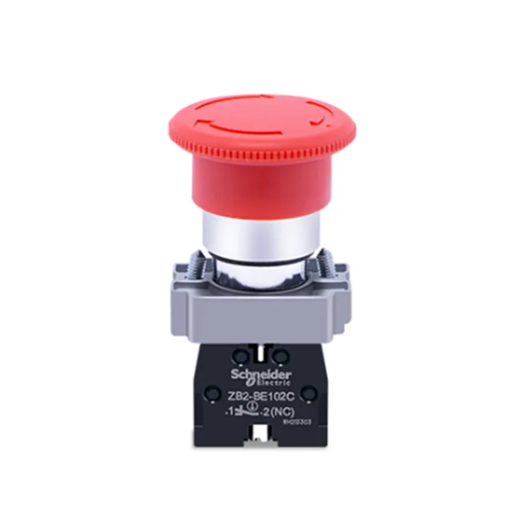 Automated guided vehicle emergency stop push and pull type push button switch emergency button for industrial agv vehicle