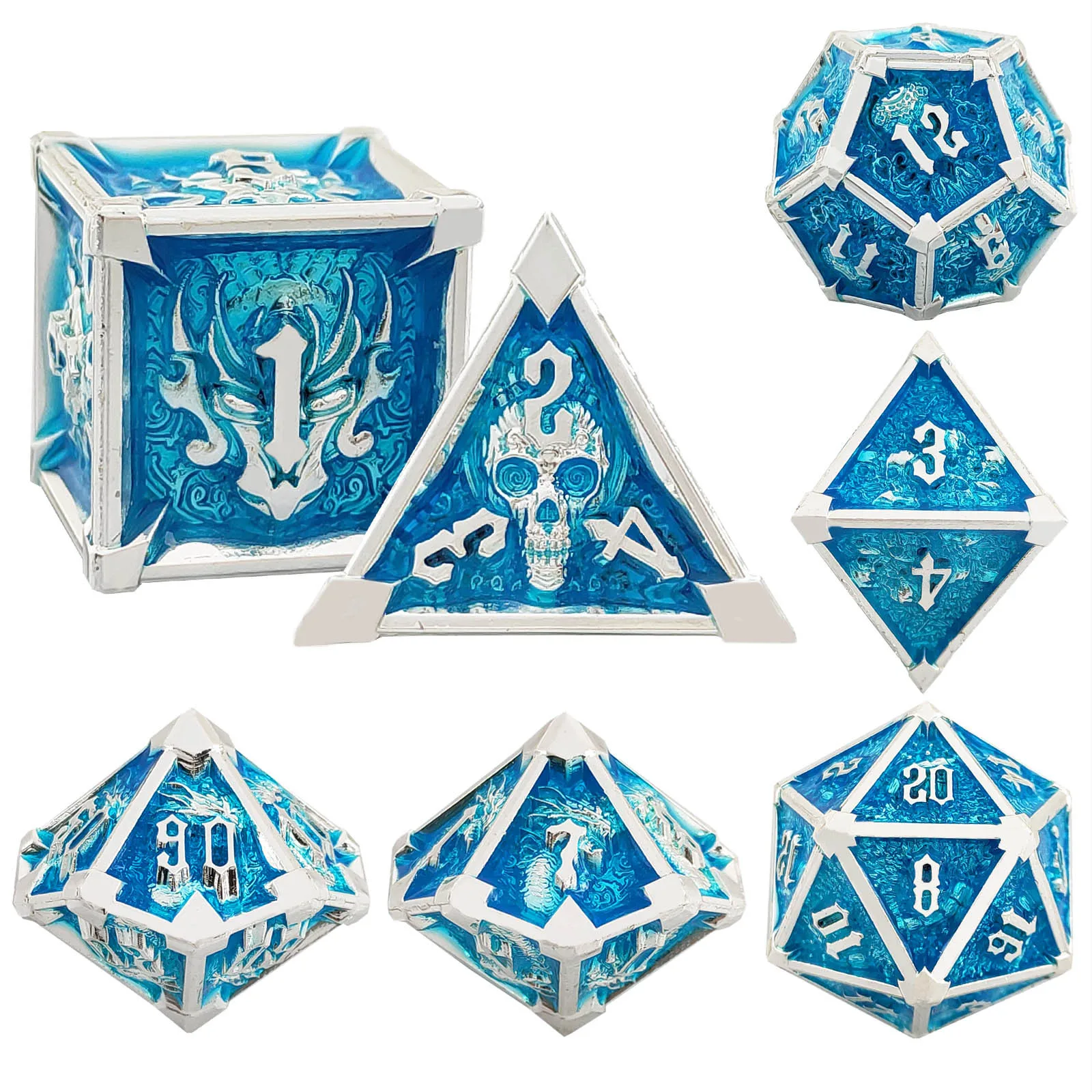 Мини-Планета: Эксклюзивные металлические кубики DND D10 D6 D20 D8 D4 D % пользовательские для ваших подземелий и драконов таверны Приключения
