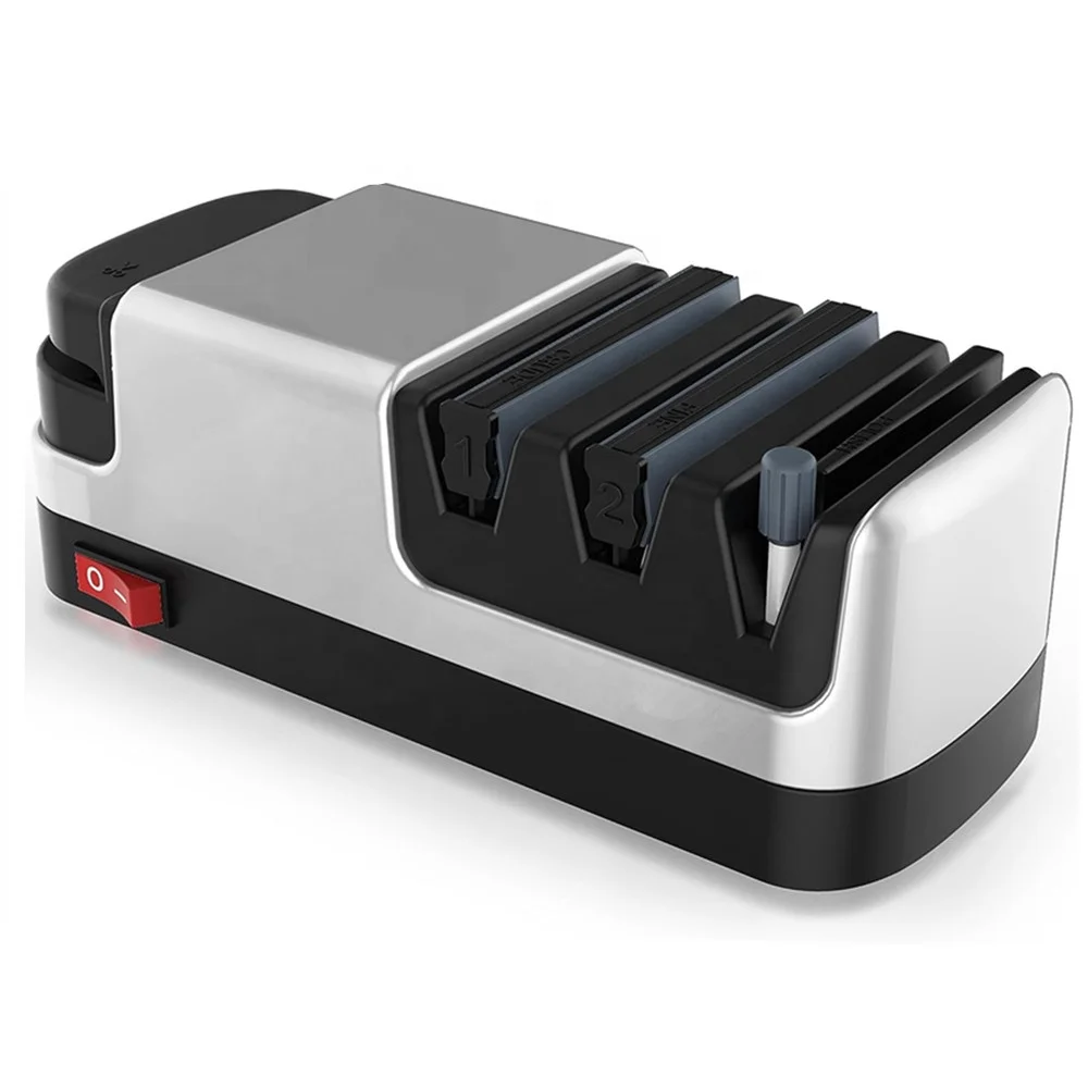 4 Slots Electric Knife Sharpeners with Diamond Abrasives