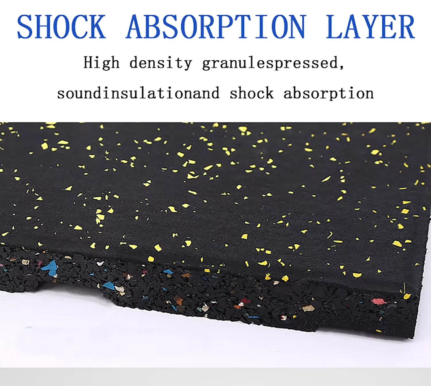Indoor gym interlocking rubber floor protection floor, ceramic tile roll pad rubber floor