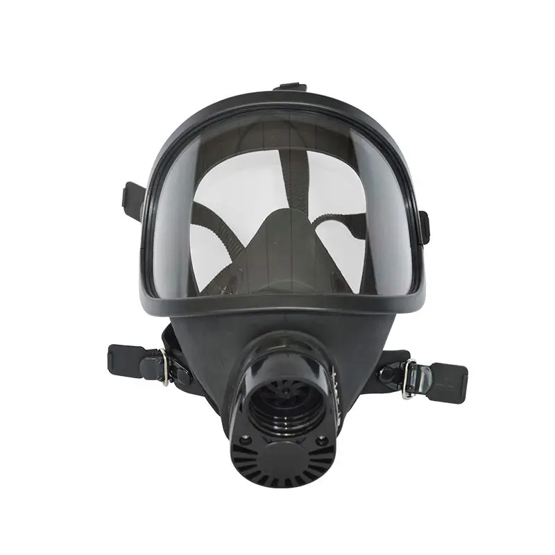 Factory SCBA Smoke Dust Protection Head Worn Mf14 40mm Protection Ch15 Costume Insulating Pvc Gas Mask With Oxygen Tank