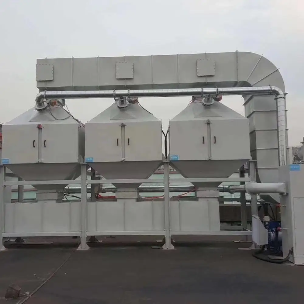 
High Quality Exhaust Gas Treatment Automatic Powder Coating Line Equipment Machine 