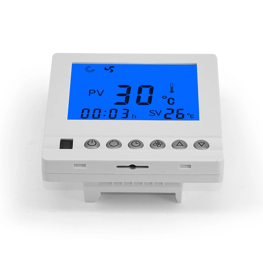 Tuya Air condition AC temperature control controller LED Digital Display thermostat Switch Wifi Smart and fan coil controller