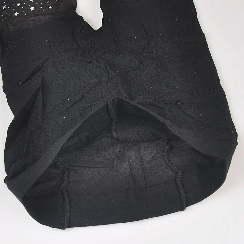 Fashion Shiny Silver Star All Over Fishnet Stockings Pantyhose Tights Women