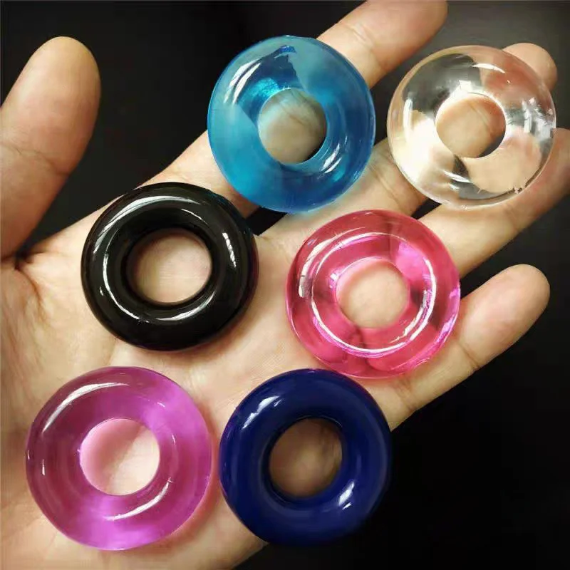 Silicone Durable Penis Ring Adult Men Ejaculation Delay Cock Rubber Rings Penis Enlargement Sex Toys For Male Sex Rings