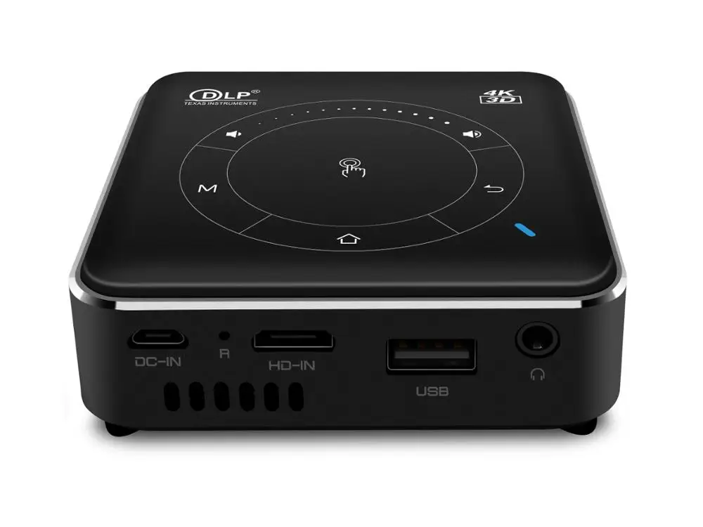 
LSP Portable mini pico smart Android 9.0 DLP 3D Projector P11 with 4k video playback 