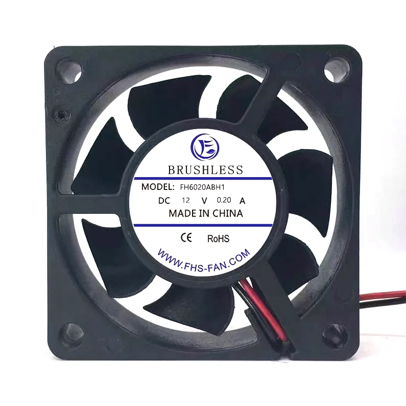 60x60x20mm DC Brushless Cooling Fan 6CM 12V High Speed Dc Axial Fan