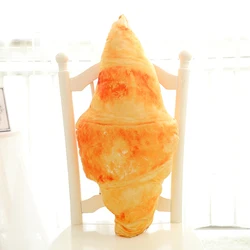 Creative design Food shaped bread Croissant shaped home sofa pillow