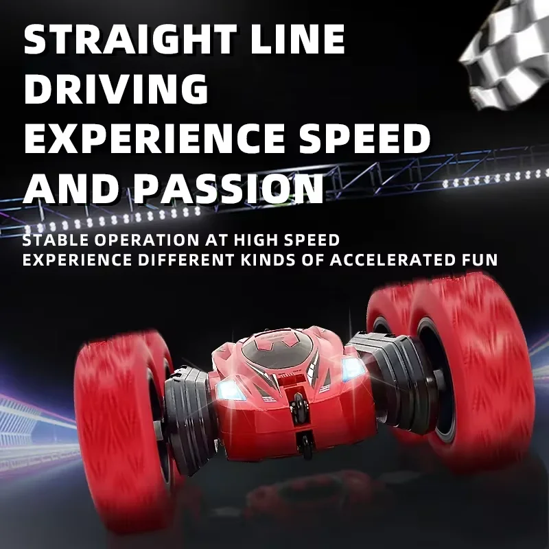 Hot Sale 2.4G Watch Remote Control Double-sided Explosive Wheel Stunt Rc Car Gesture Sensing RC Vehicle Toys