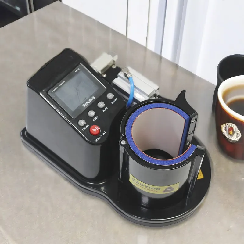 New ST-110 Pneumatic Mug Heat Press Machine Sublimation Printer 2D Digital Thermal Mug Printing Machine