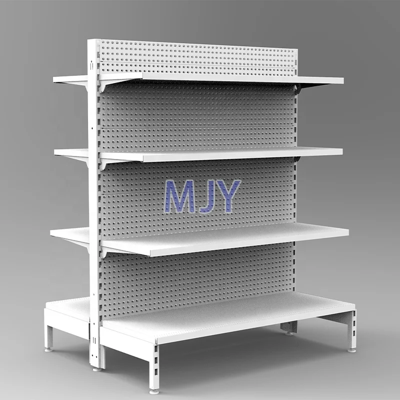  Австралия ига стиль четыре столба HEAVY DUTY с опорными полки супермаркета shelving
