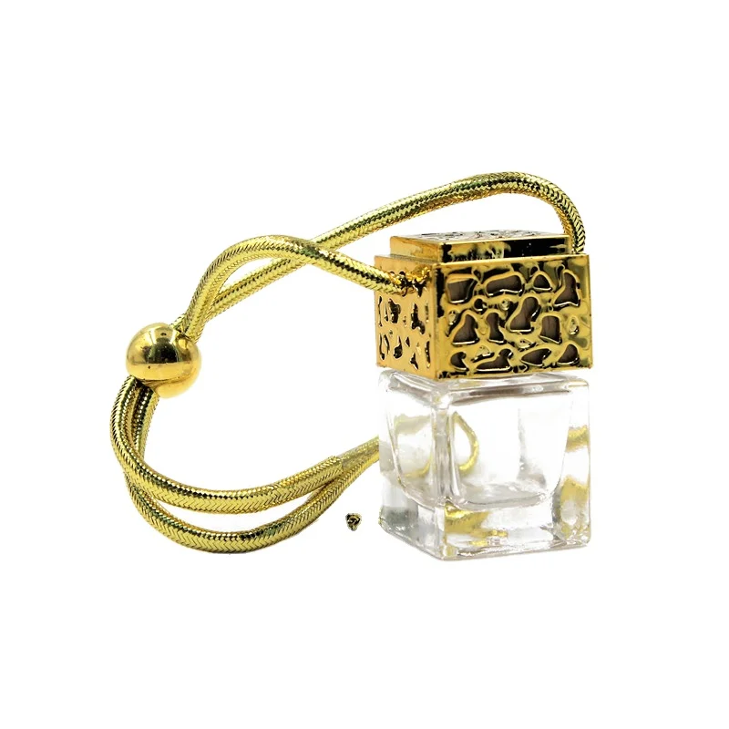 Wholesale frosted 5ml Car Perfume diffuser Car hanging glass Air Freshener Bottle manufacturer factory supplier