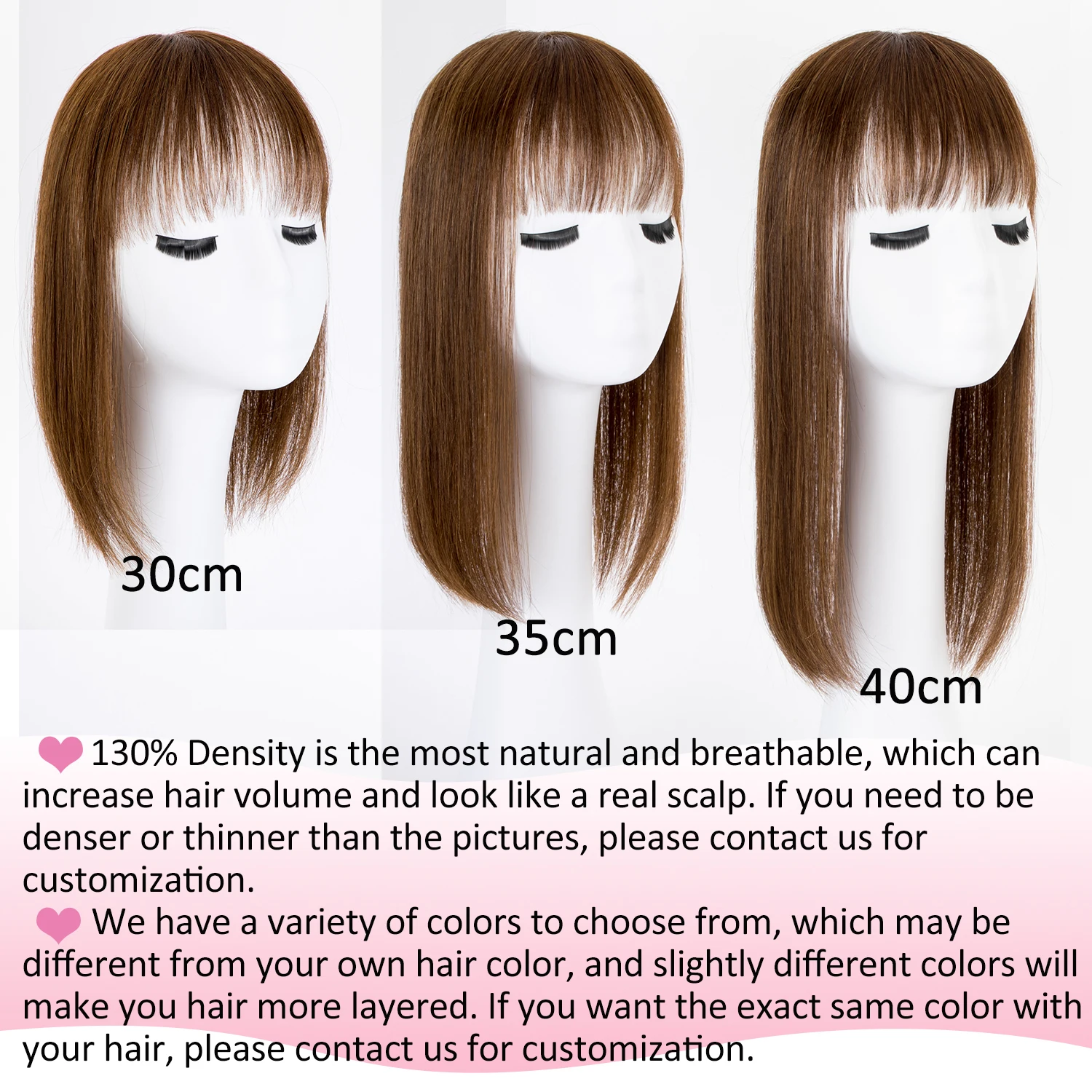 BLT New best selling 100% raw remy indian hair topper with bang look natural  beauty girl hair toppers highlights human hair