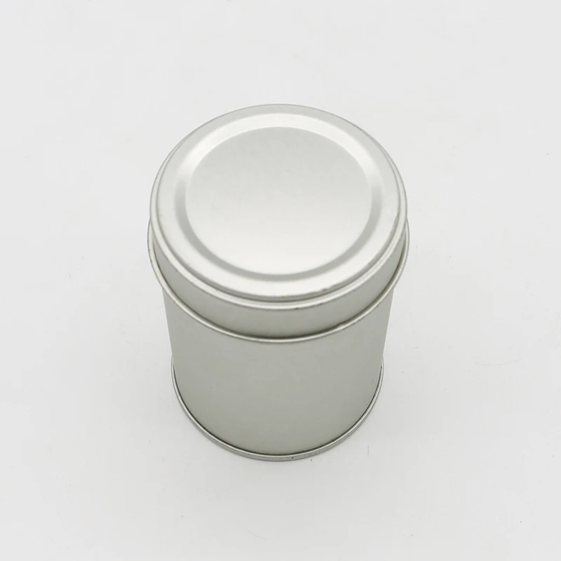 New Design Round Tin Cans Custom Printed Transparent Small Suger Candy Cookie Chocolate Metal Can Canister Tin Box With handle