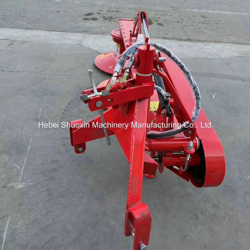 New design flail mower tractor suspension 1.35m 1.65m drum mower pto tractor grass cutting machine