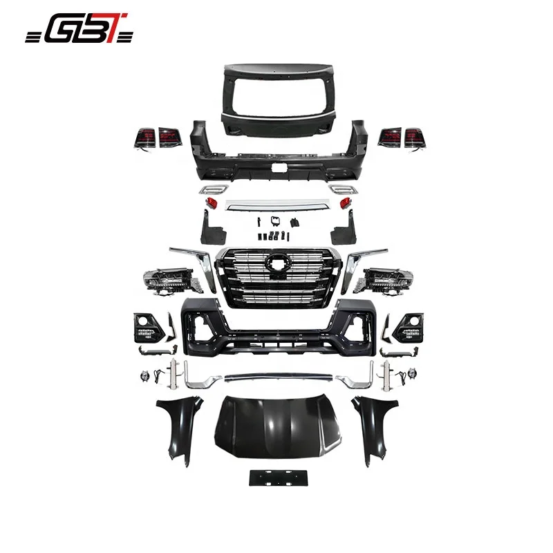 GBT 2022 новые автомобильные детали DRL бамперы крышка двигателя для 2008-2015 Toyota LC200 аксессуары Land Cruiser 200 Facelift