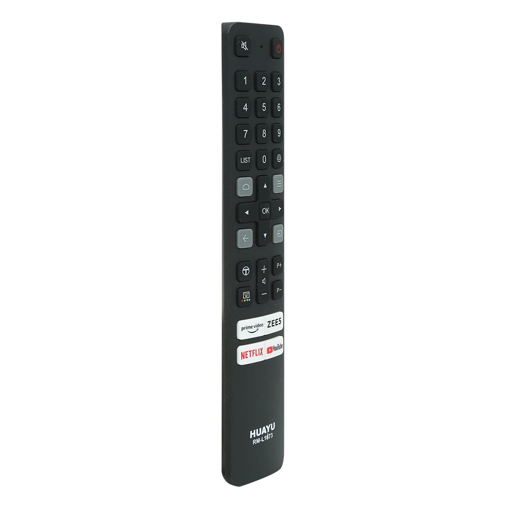 HUAYU RM-L1673 New Original Smart TV Universal Remote Control  For TCL 8K  Netflix YouTube ZEE5 IVI Apps