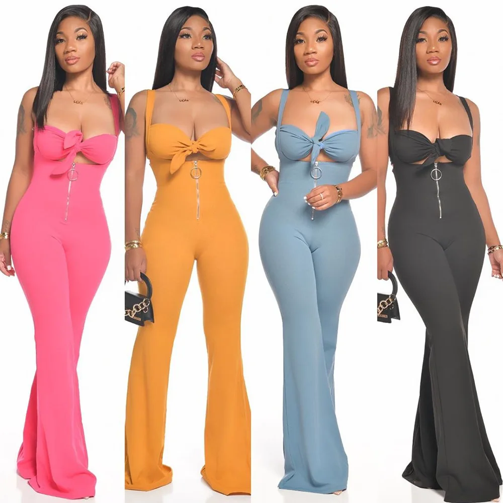 MXCHAN SJH21336 Two Piece Suit African women clothing sets two piece pants set with Zipper and Chest