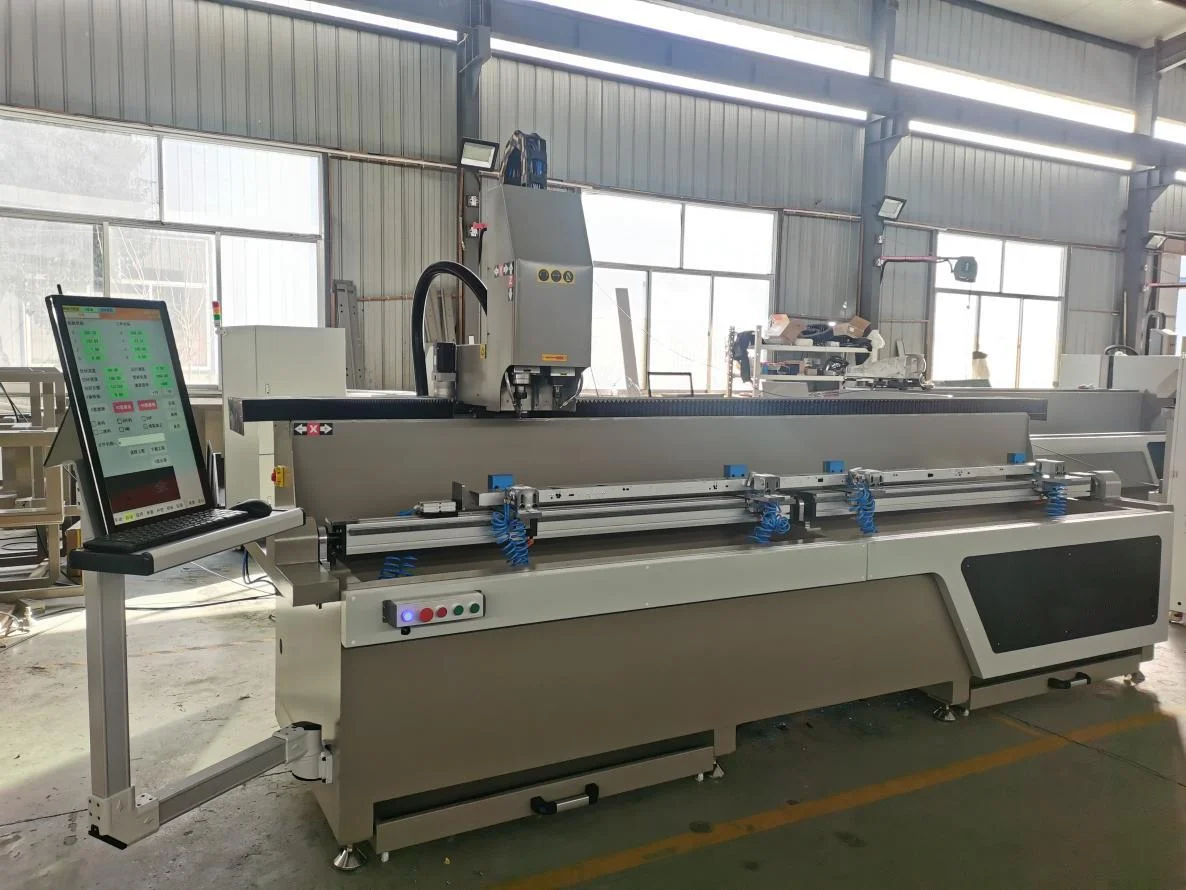 New CNC Machine Aluminum Profile Drilling Milling Door Window Manufacturing Furniture PVC UPVC Core Motor PLC Components