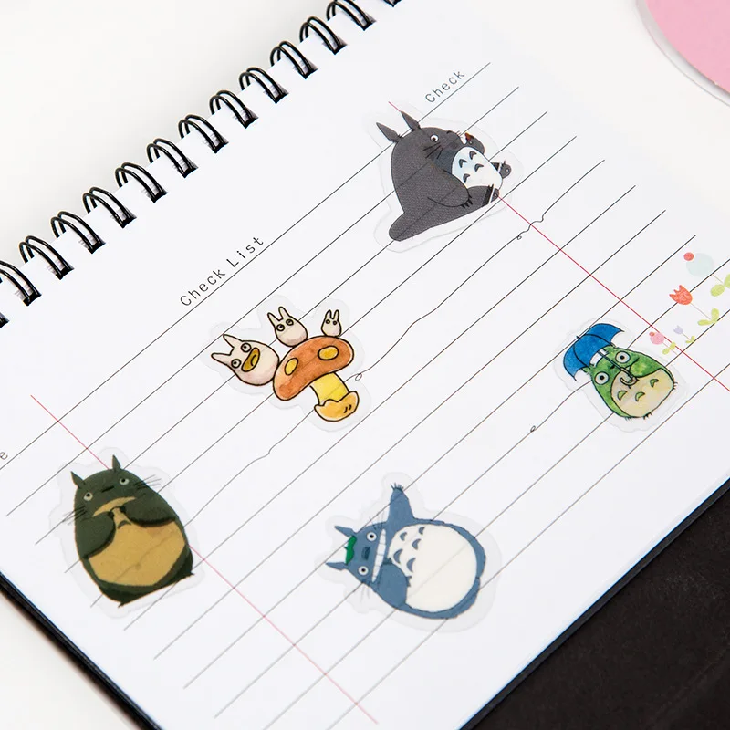 Kawaii My Neighbor Totoro DIY Clear Stickers Decorative Scrapbooking Diary Album Stick Label Decor PVC
