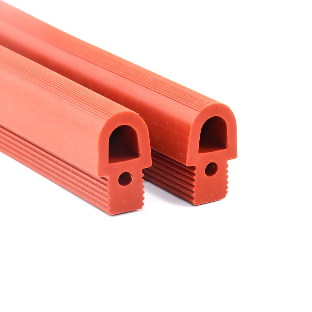 Mushroom head silicone strip oven oven oven door seal T-shaped red special-shaped silicone rubber seal