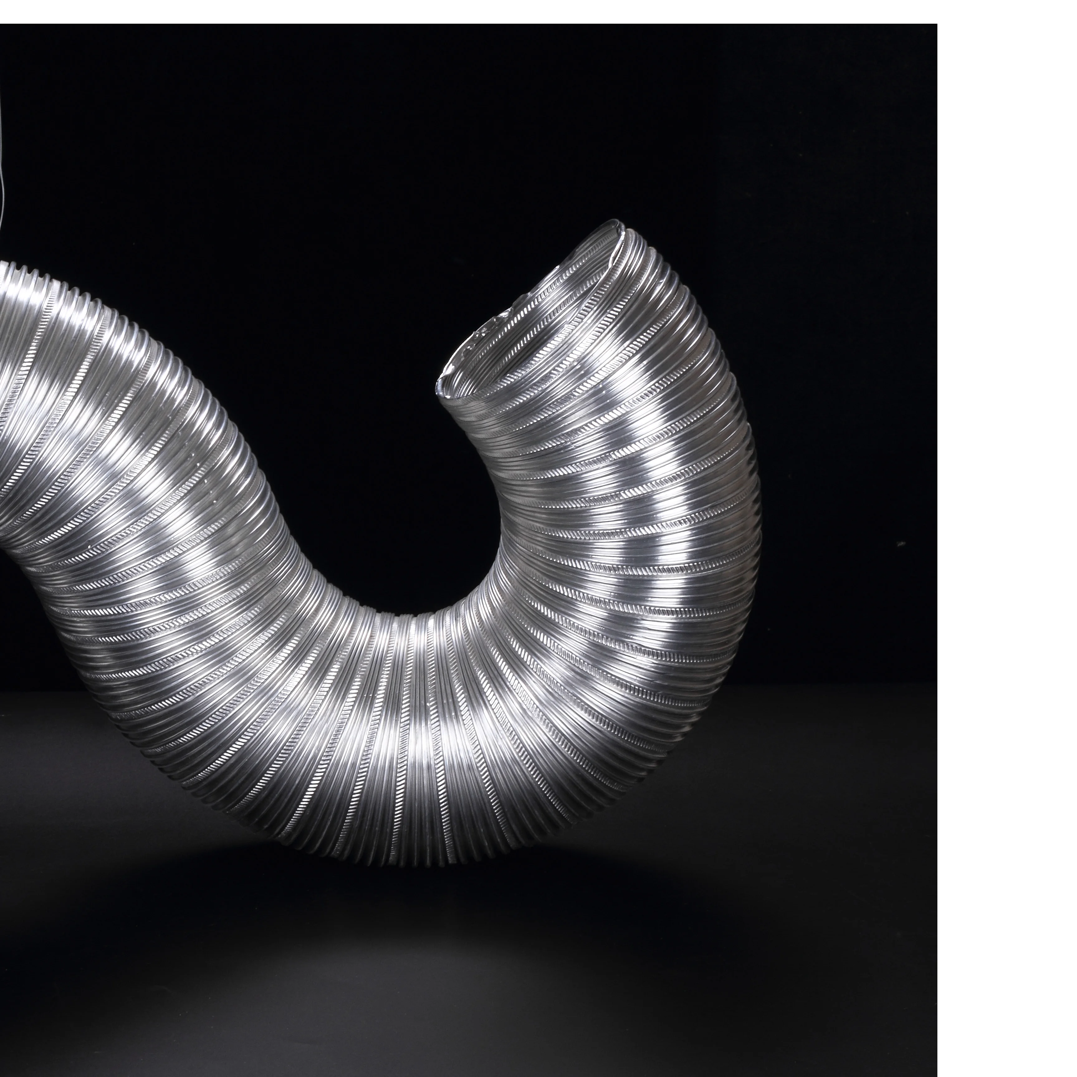 resistance air conditioning ventilation duct 6.5 inch aluminum foil flexible insulation air duct hose