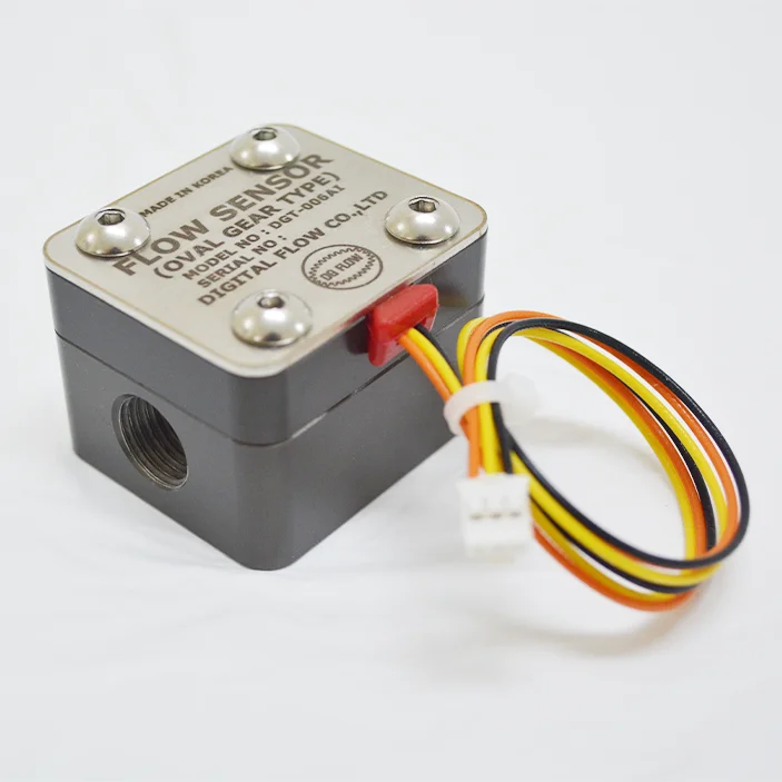 DDGT-006AI Flow Meter/Sensor Ultra-micro Flow Meter oval gear type Internal thread type flow meter/sensor