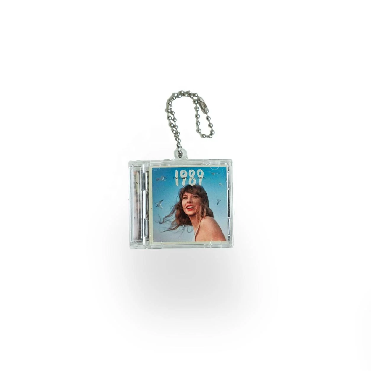 Wholesale Price NFC Album Keychain CD Music Keychain Pendant Customized Taylor Mini CD Vinyl Handmade Album cd case keychain