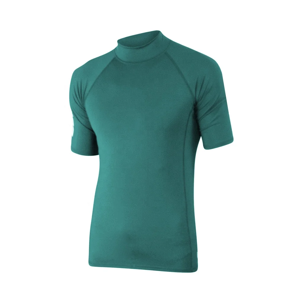 custom printing short sleeve swimwear shirt mma diving surf swim lycra upf 50 rash guard